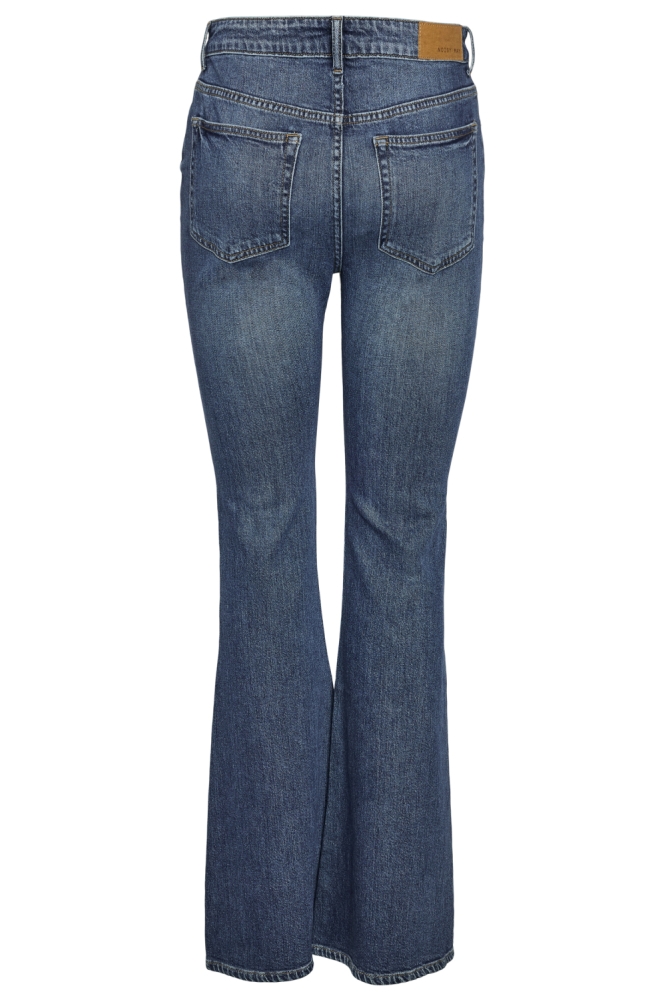 NMKAREEN HW FLARE LEG JEANS AZ436MB 27034386 MEDIUM BLUE DENIM